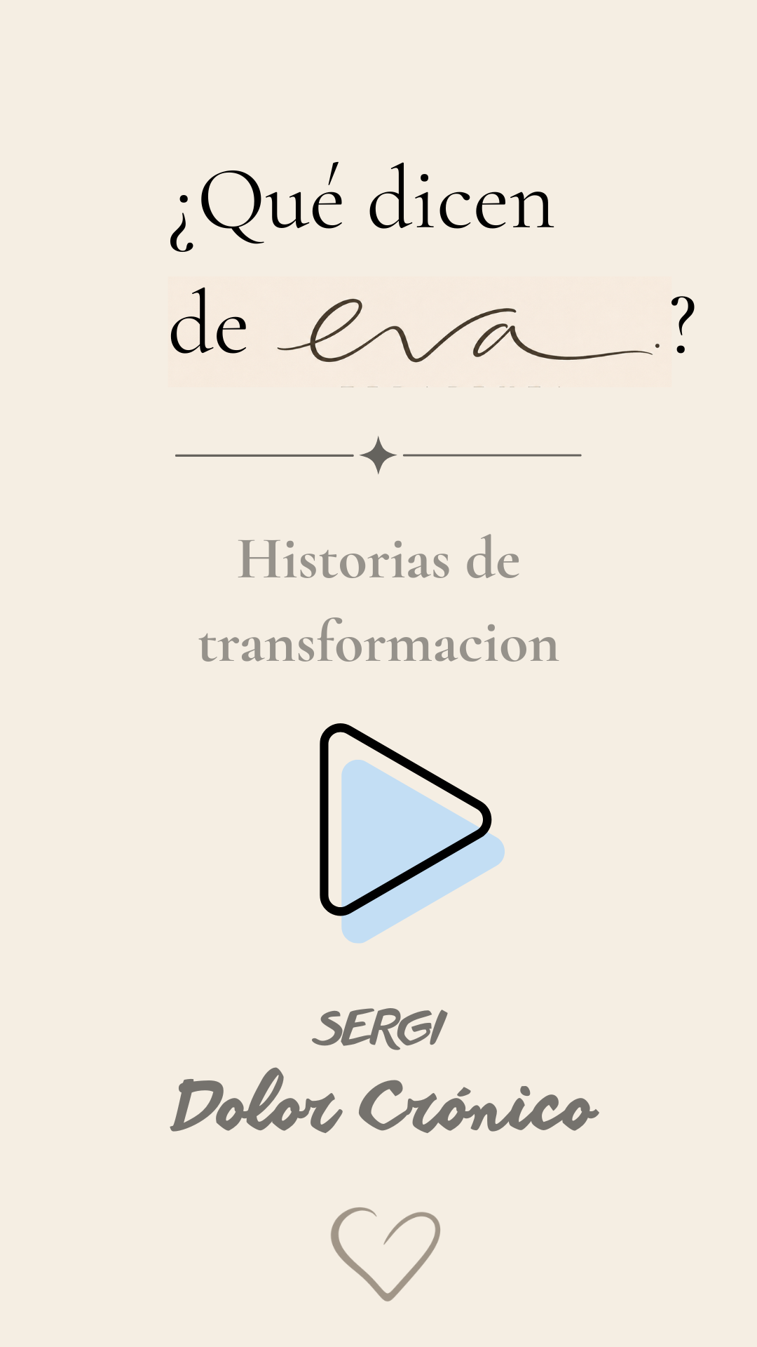 Testimonio de Sergi